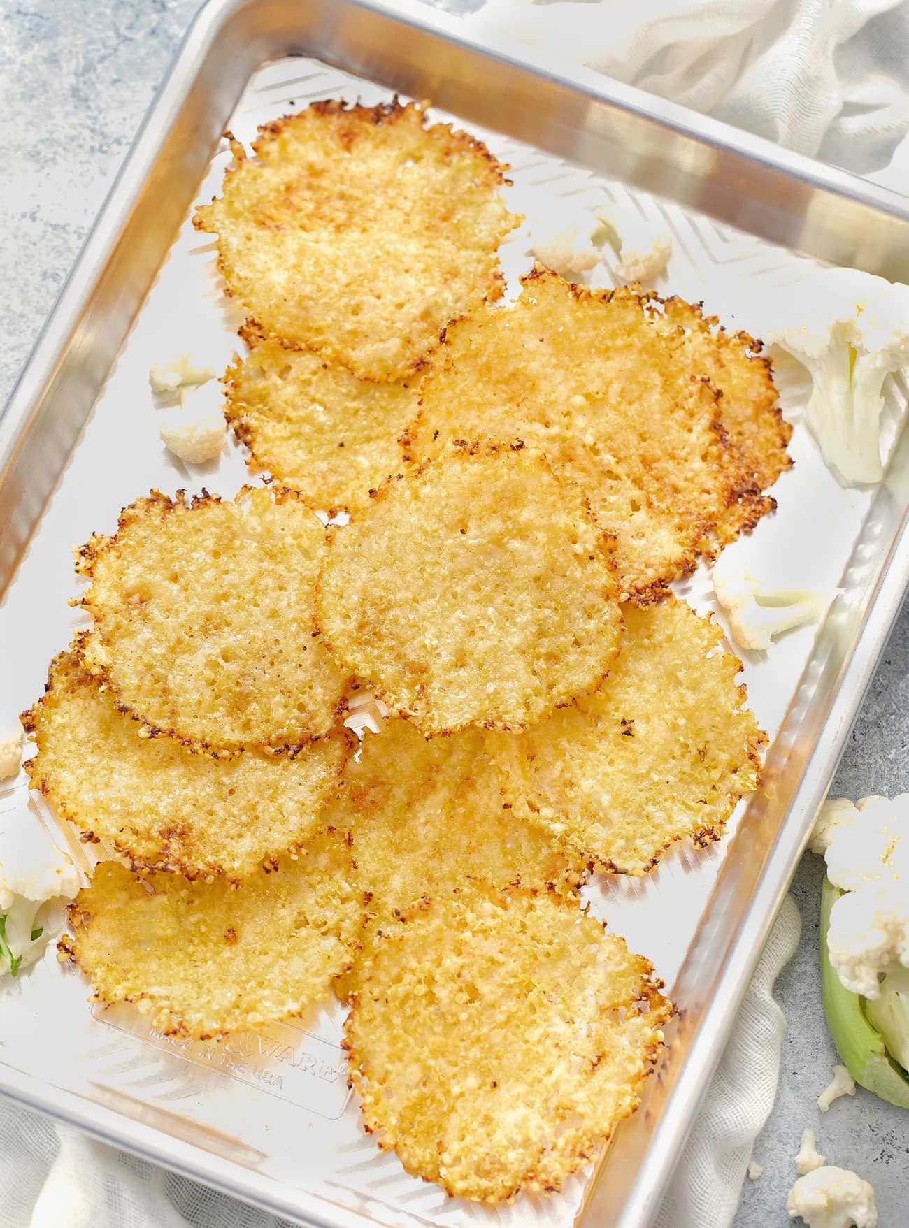 2 Ingredient Cauliflower Chips (Keto, Low Carb) Kirbie's Cravings