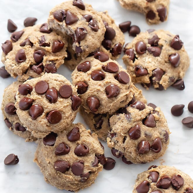 3 Ingredient Healthy Banana Chocolate Chip Cookies (No Flour, Butter ...