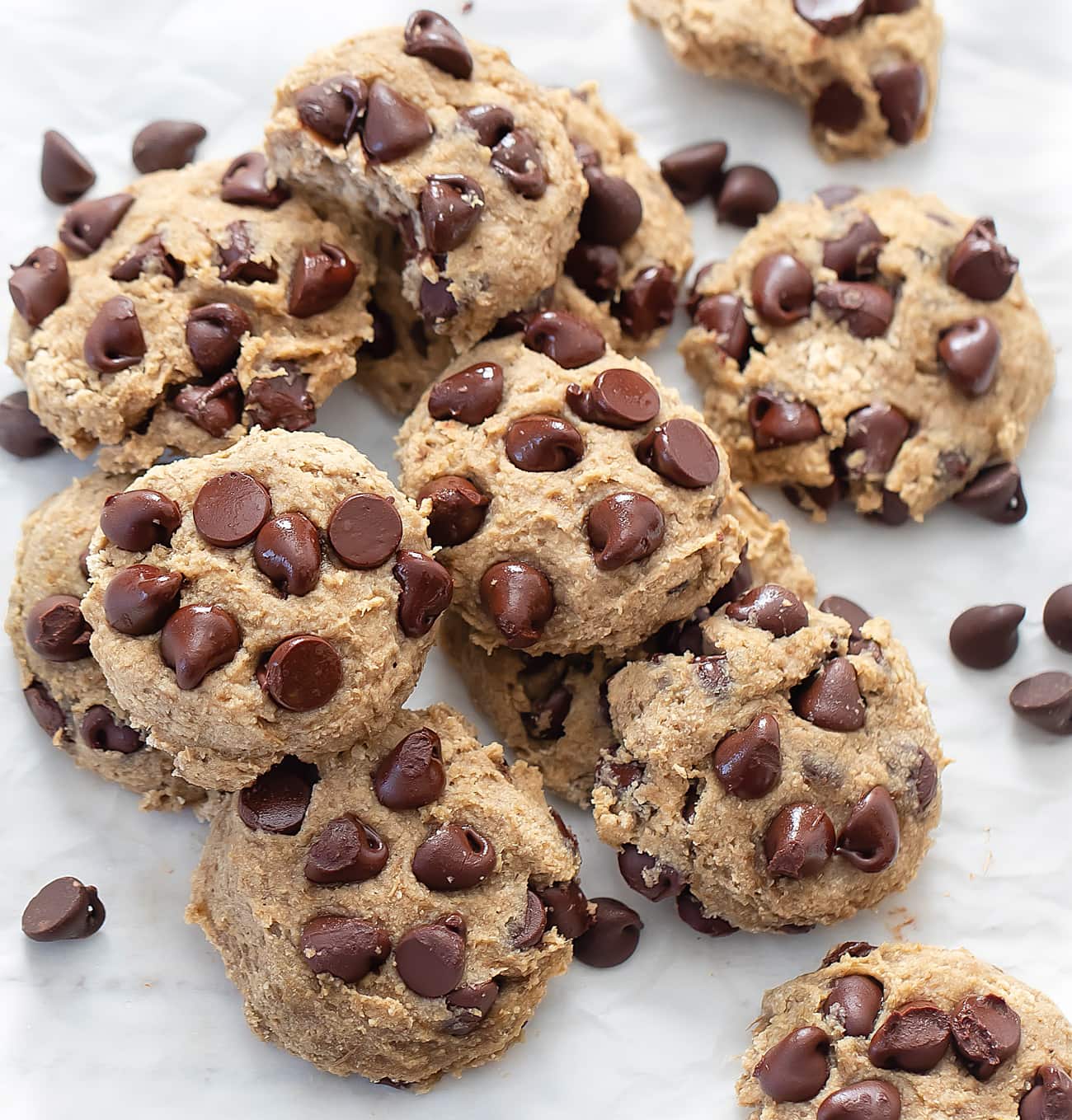 3 Ingredient Healthy Banana Chocolate Chip Cookies (No Flour, Butter ...