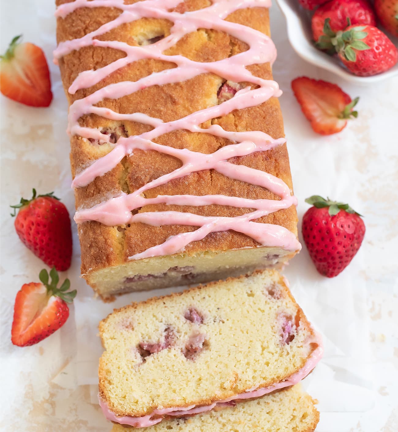 Keto Strawberry Cake - Kirbie's Cravings