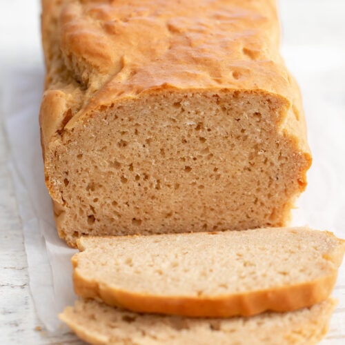 3 Ingredient Peanut Butter Bread (No Yeast, Sugar, Eggs, Butter Or Oil ...