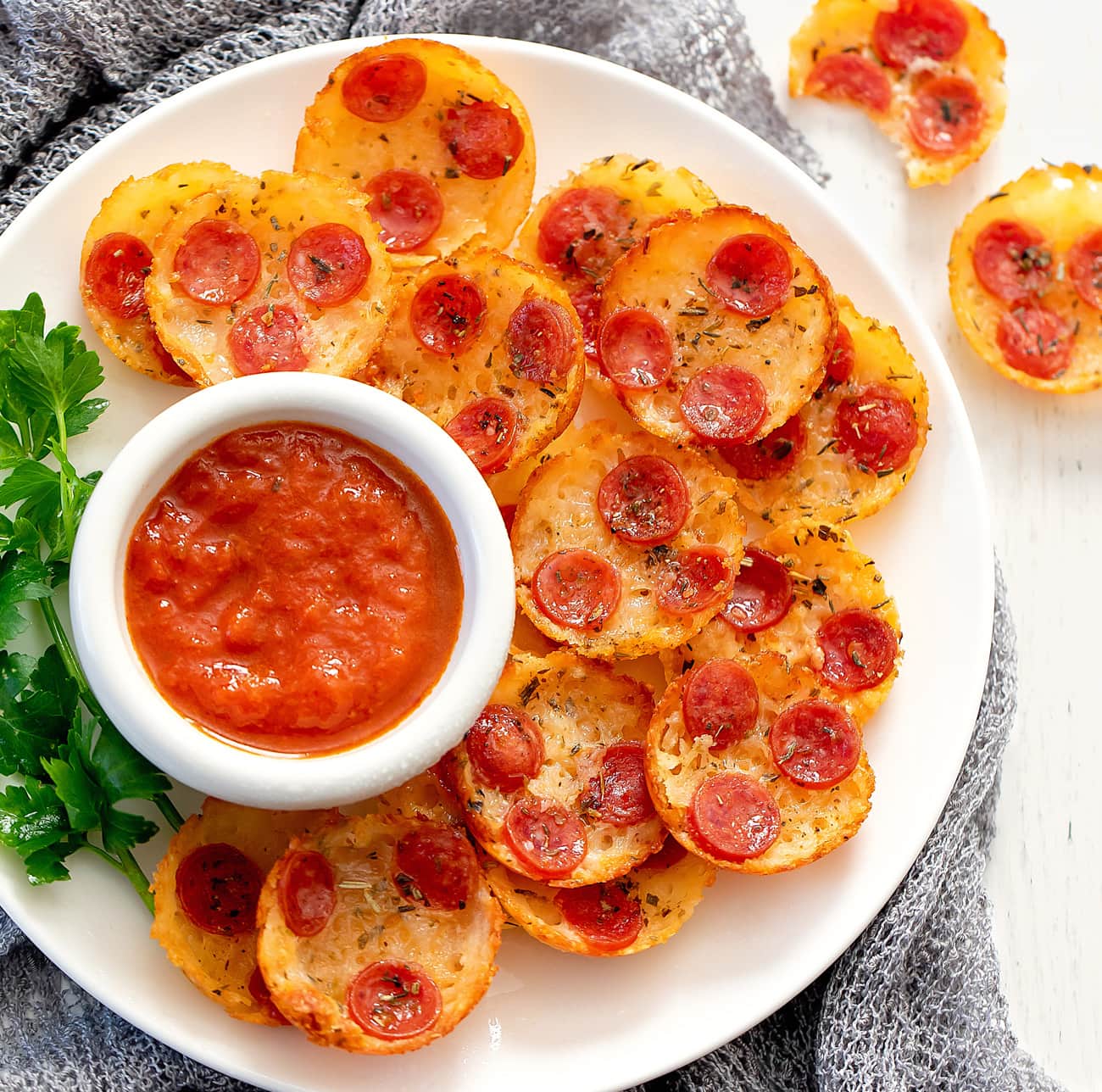 Air Fryer Pepperoni Chips Recipe