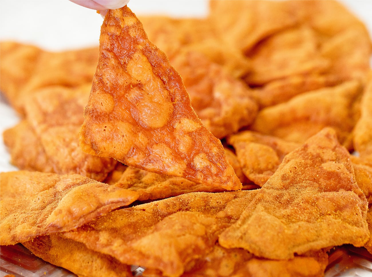 2 Ingredient Doritos Tortilla Chips (Keto, Low Carb) Kirbie's Cravings