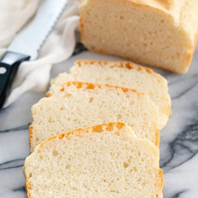 2 Ingredient Milk Bread (No Yeast, Butter, Oil, Sugar or Eggs) - Kirbie ...