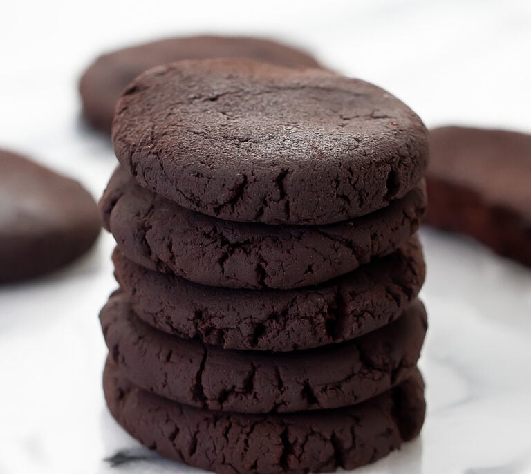 2 Ingredient No Bake Chocolate Cookies (No Flour, Eggs, Butter or Oil ...