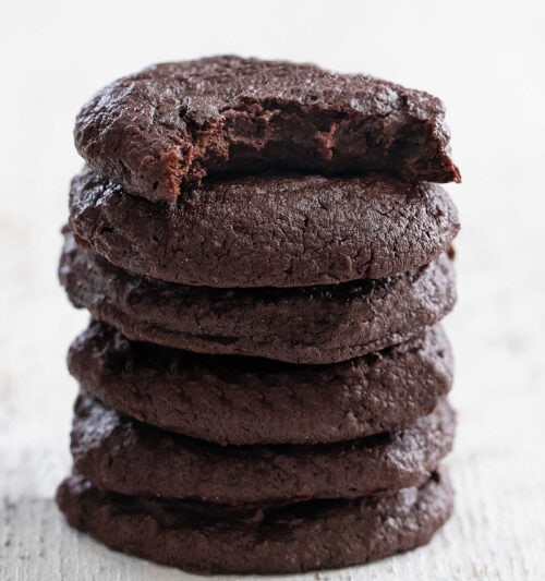 2 Ingredient Brownie Cookies (No Flour, Eggs or Oil) - Kirbie's Cravings