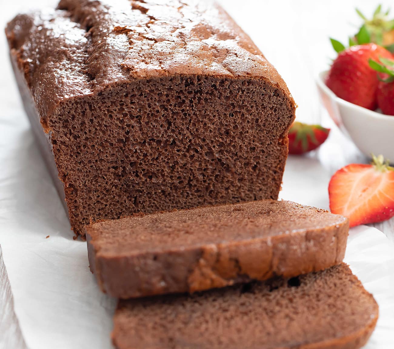 4 Ingredient Chocolate Bread No Butter Or Oil Kirbies Cravings 0638