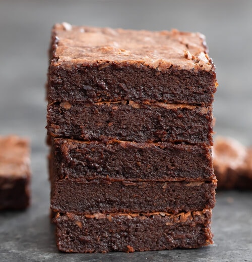 2 Ingredient Nutella Brownies (No Flour) - Kirbie's Cravings