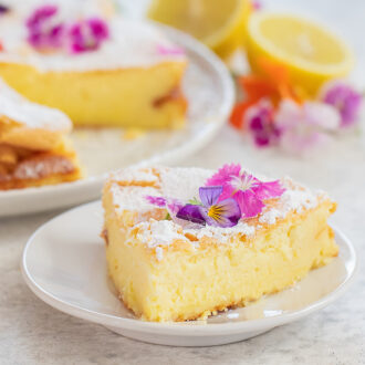 3 Ingredient Lemon Cake (No Flour or Oil) - Kirbie's Cravings
