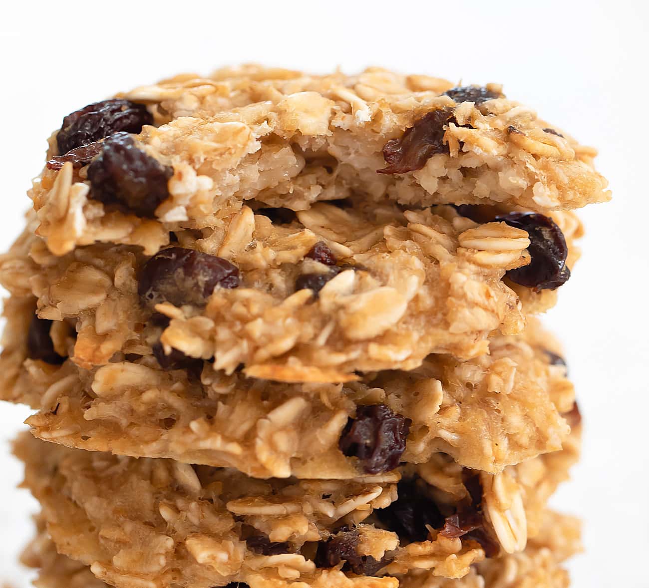 3 Ingredient Oatmeal Raisin Cookies (No Flour, Eggs, Sugar, Butter or ...