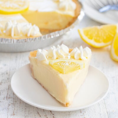 2 Ingredient No Bake Lemon Pie (No Eggs or Butter) - Kirbie's Cravings