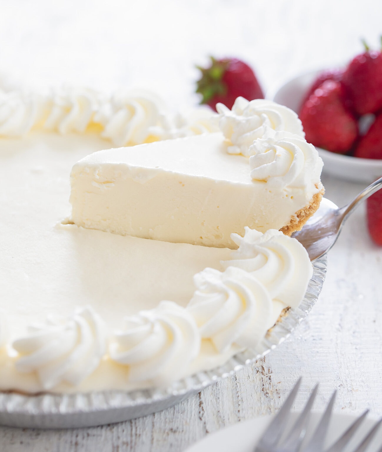 2 Ingredient No Bake Cheesecake (No Eggs or Butter) Kirbie's Cravings