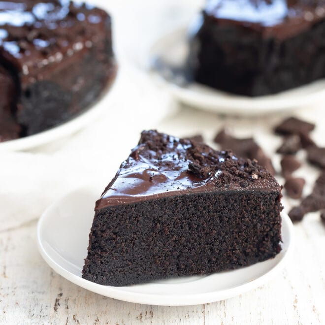 2 Ingredient Chocolate Cake (No Oven, Eggs, Butter or Milk) - Kirbie's ...