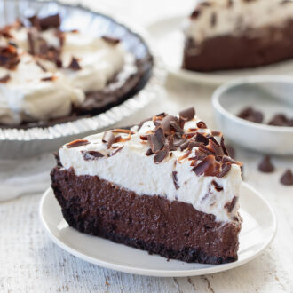 3 Ingredient No Bake Chocolate Silk Pie (No Eggs, Butter or Dairy ...