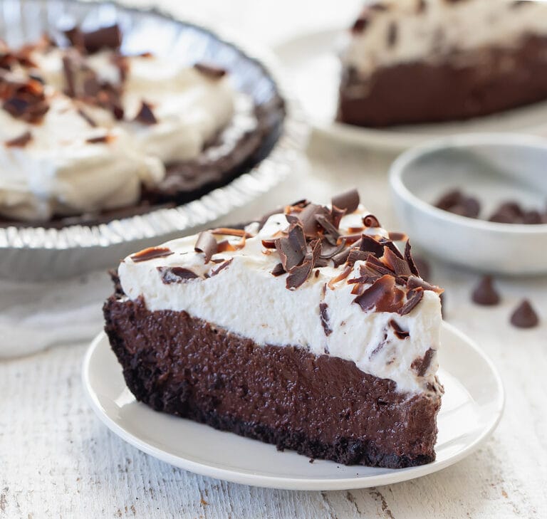 3 Ingredient No Bake Chocolate Silk Pie (No Eggs, Butter or Dairy ...