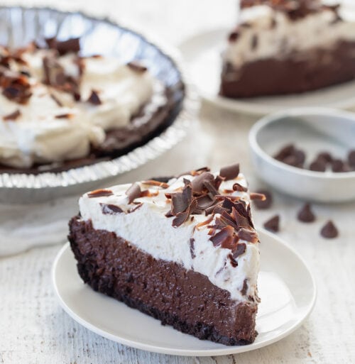 3 Ingredient No Bake Chocolate Silk Pie (No Eggs, Butter or Dairy ...