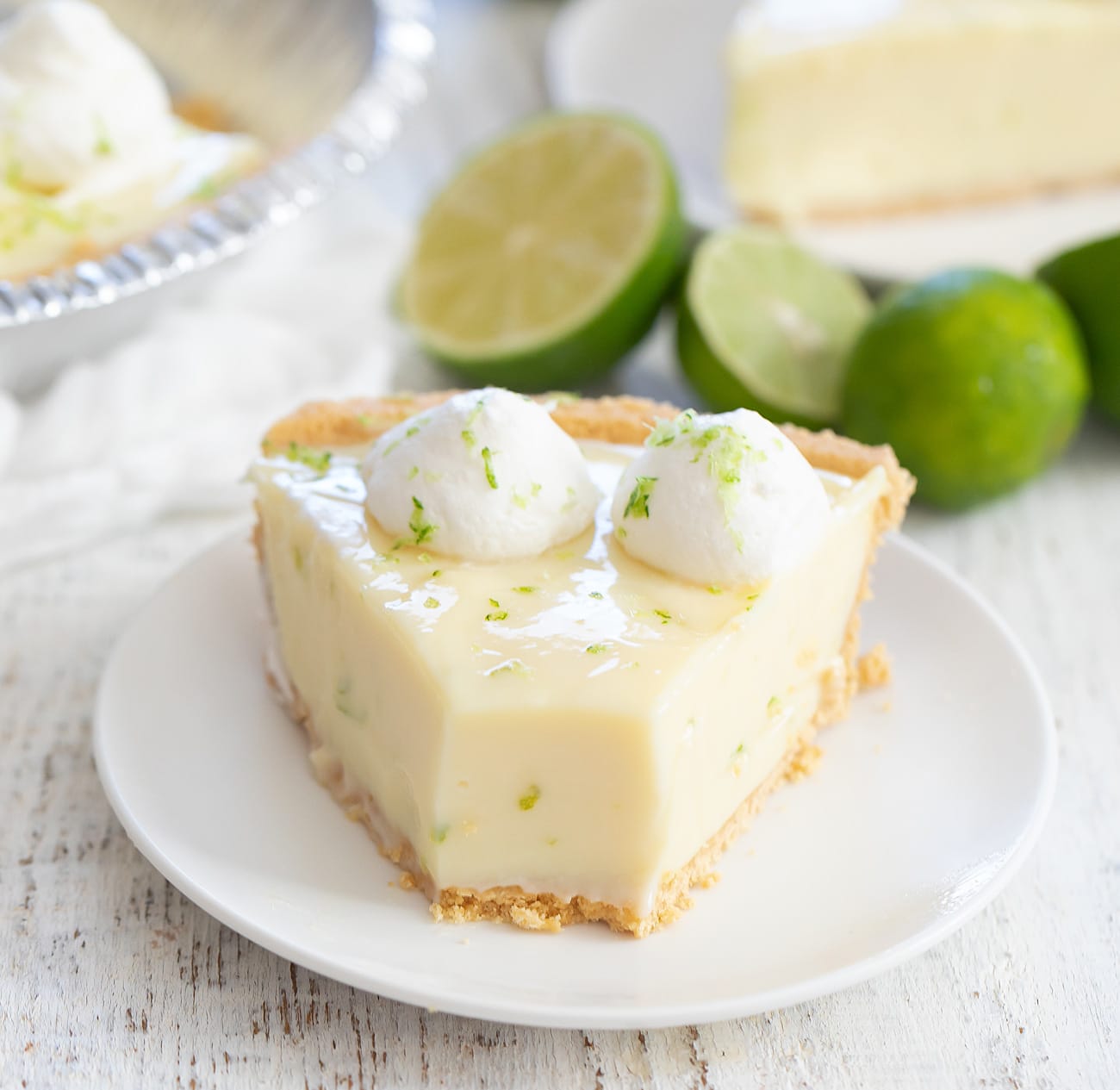 3 Ingredient No Bake Key Lime Pie (No Eggs or Butter) Kirbie's Cravings