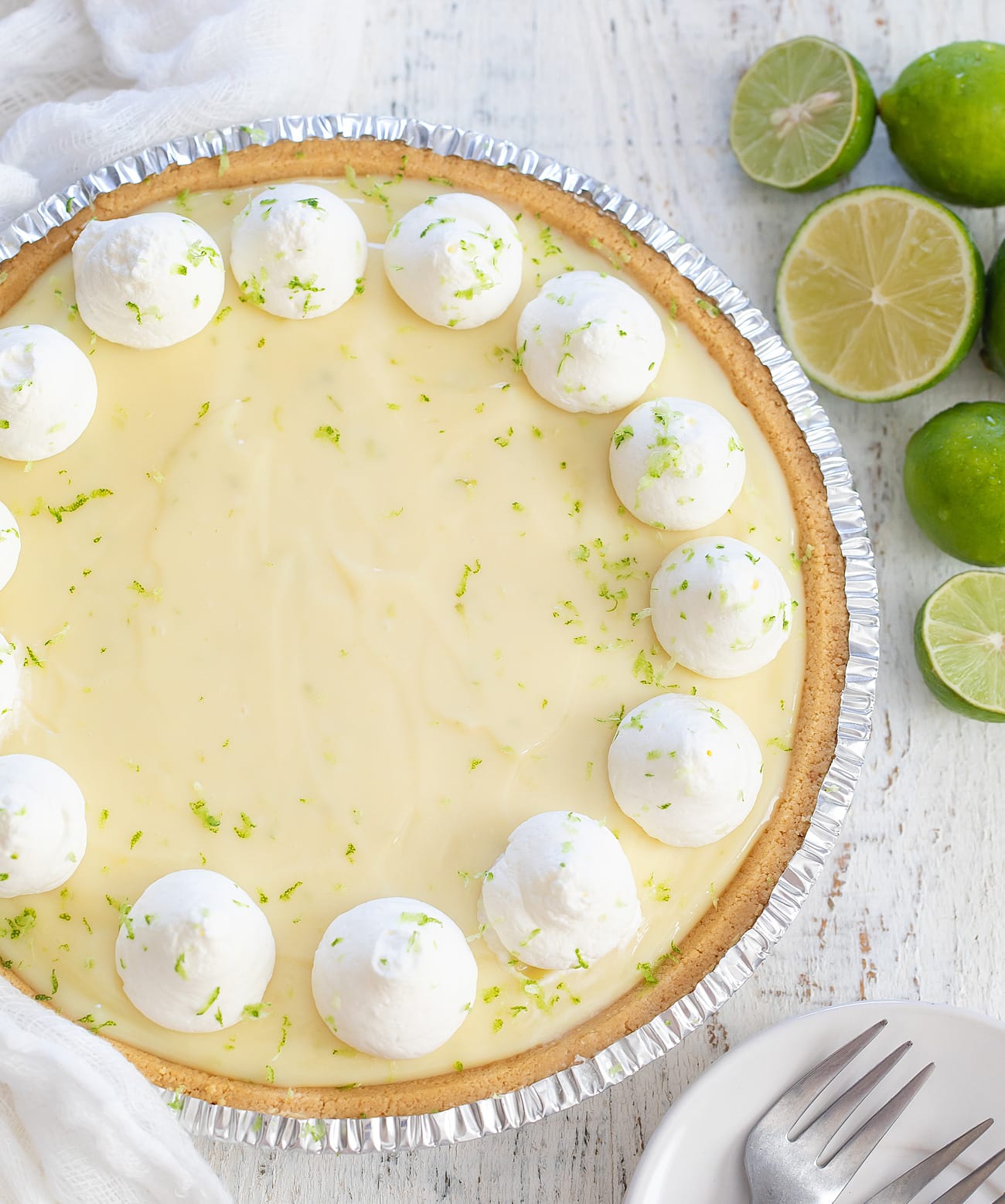 3 Ingredient No Bake Key Lime Pie (No Eggs or Butter) Kirbie's Cravings