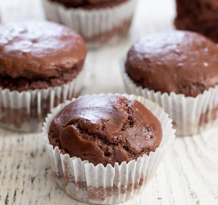 a chocolate muffin.