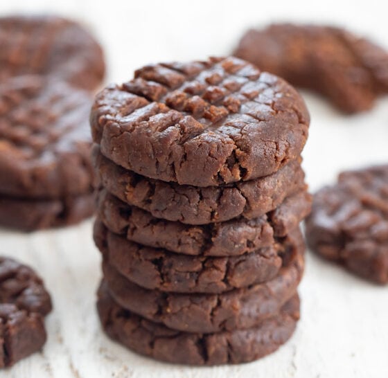 3 Ingredient No Bake Chocolate Peanut Butter Cookies No Flour Eggs Added Sugar Or Butter 3314