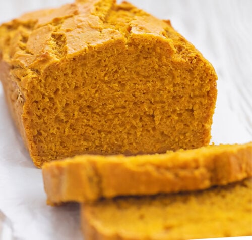 2 Ingredient Pumpkin Bread No Eggs Butter Or Oil Kirbies Cravings 5867