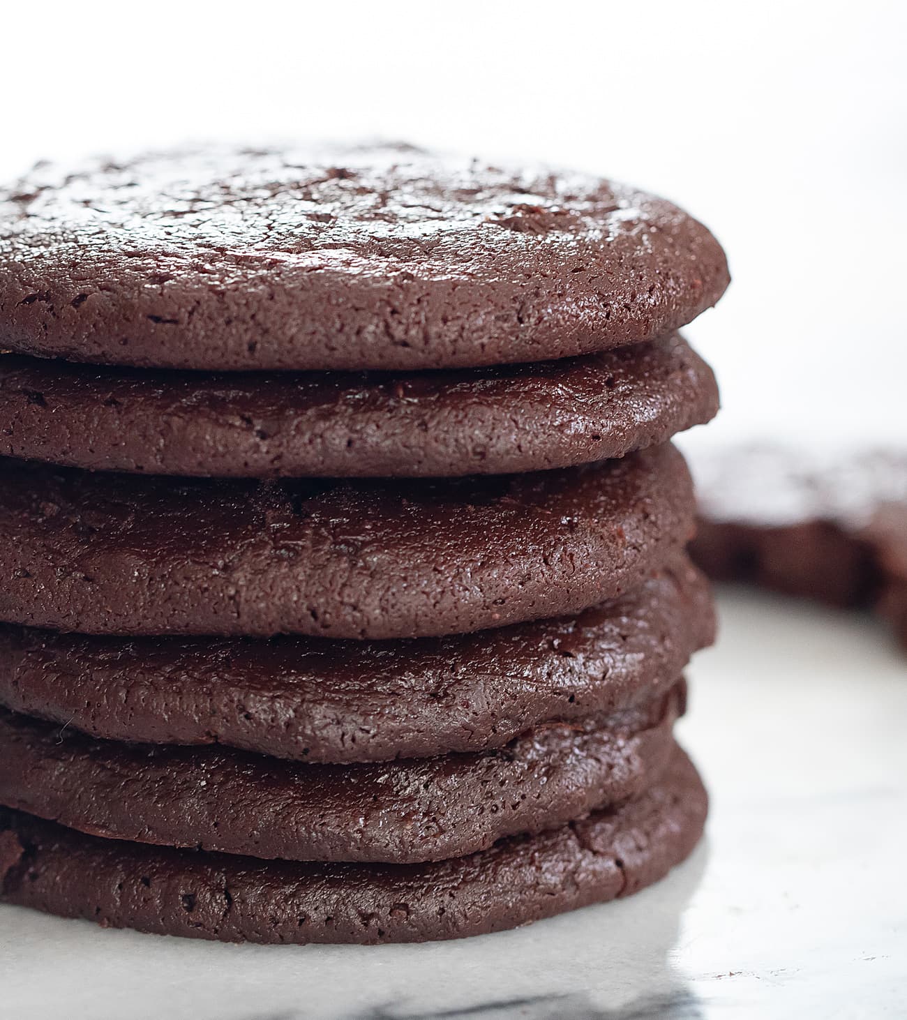 2 Ingredient Chocolate Fudge Cookies (No Flour, Eggs, Butter or Oil