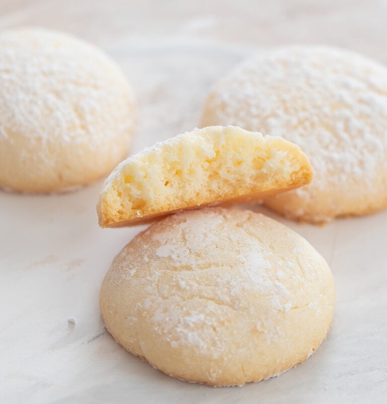3 Ingredient Meltaway Cookies (No Flour or Eggs) - Kirbie's Cravings