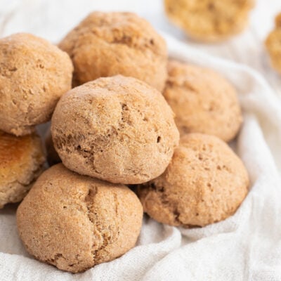 3 Ingredient Apple Bread Rolls (No White Flour, Eggs, Added Sugar ...