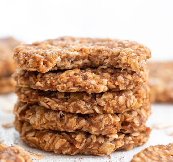 3 Ingredient No Bake Chewy Oatmeal Cookies (No Flour, Eggs, Refined ...