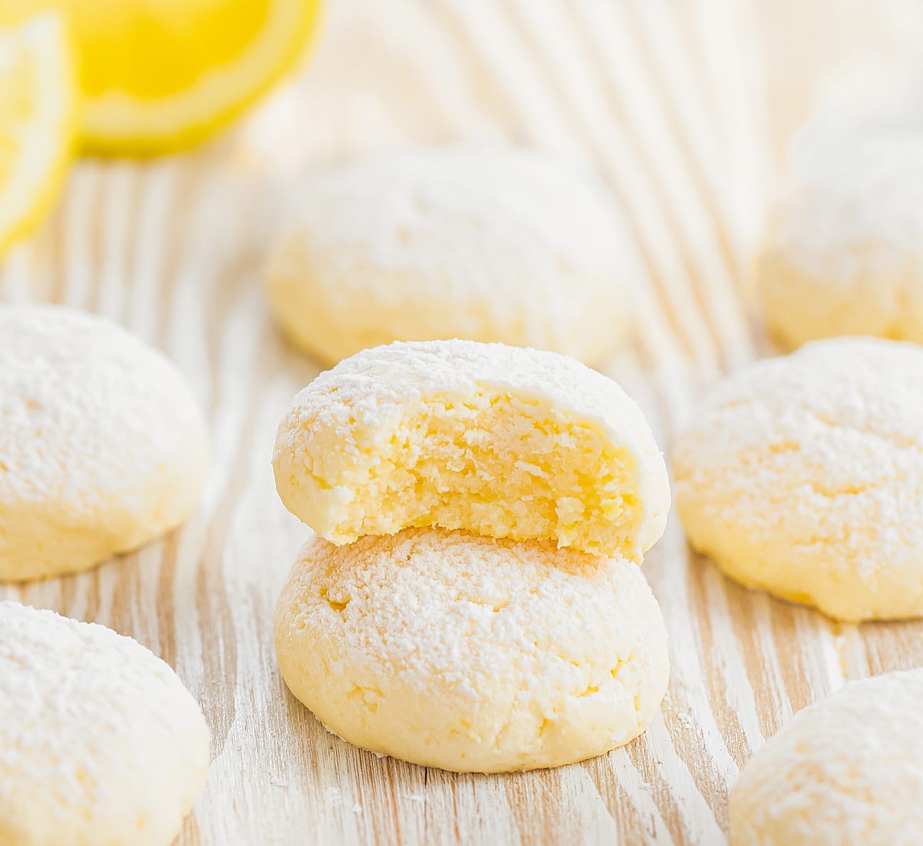 4 Ingredient Lemon Meltaway Cookies (No Flour or Eggs) - Kirbie's Cravings