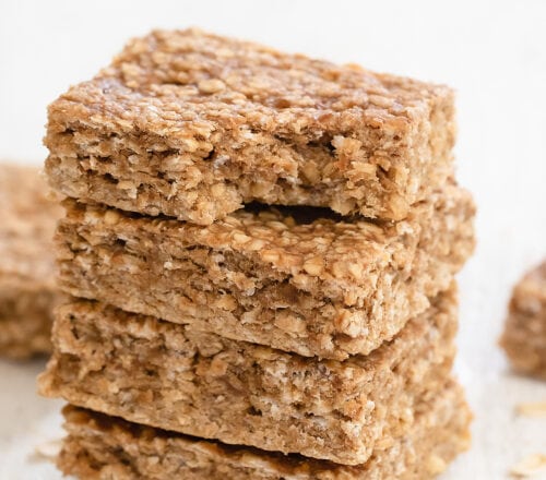 3 Ingredient Oatmeal Bars (No Flour, Eggs, Refined Sugar or Butter ...