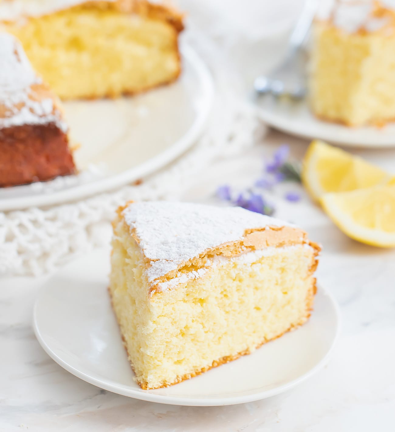 Eggless Lemon Cake with Lemon Icing | No Eggs Recipe
