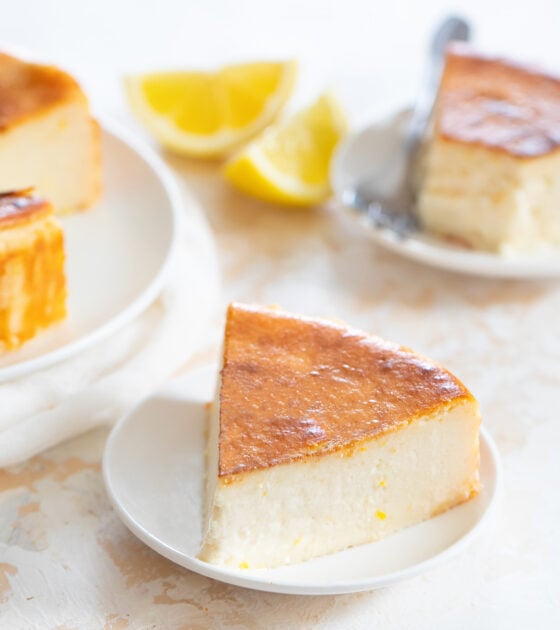 4 Ingredient Creamy Lemon Yogurt Cake (No Flour, Eggs, Butter or Oil