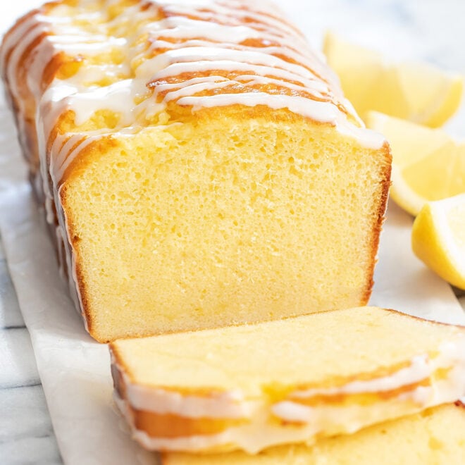 4 Ingredient Lemon Pound Cake (No Butter or Oil) - Kirbie's Cravings