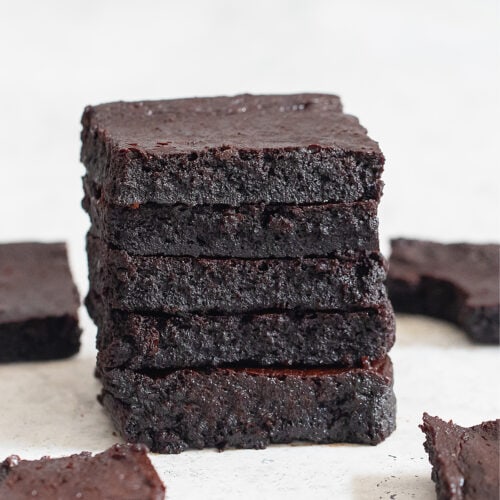 Fudgy Keto Brownies (Just 3 Ingredients) - Kirbie's Cravings