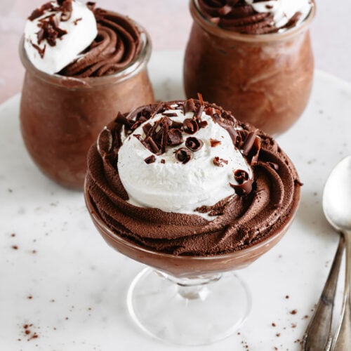 One Ingredient Chocolate Mousse • chocolate + water!!