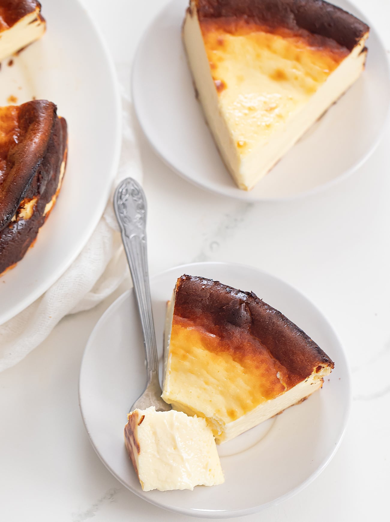 3 Ingredient Basque Cheesecake (No Flour or Heavy Cream) Kirbie's