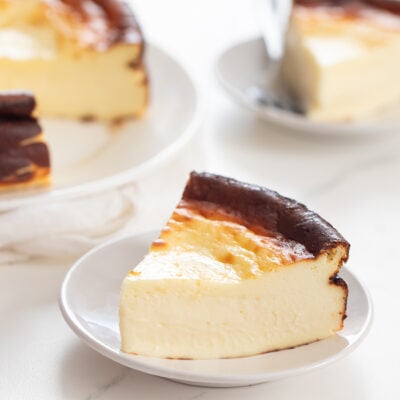 3 Ingredient Basque Cheesecake (No Flour or Heavy Cream) - Kirbie's ...