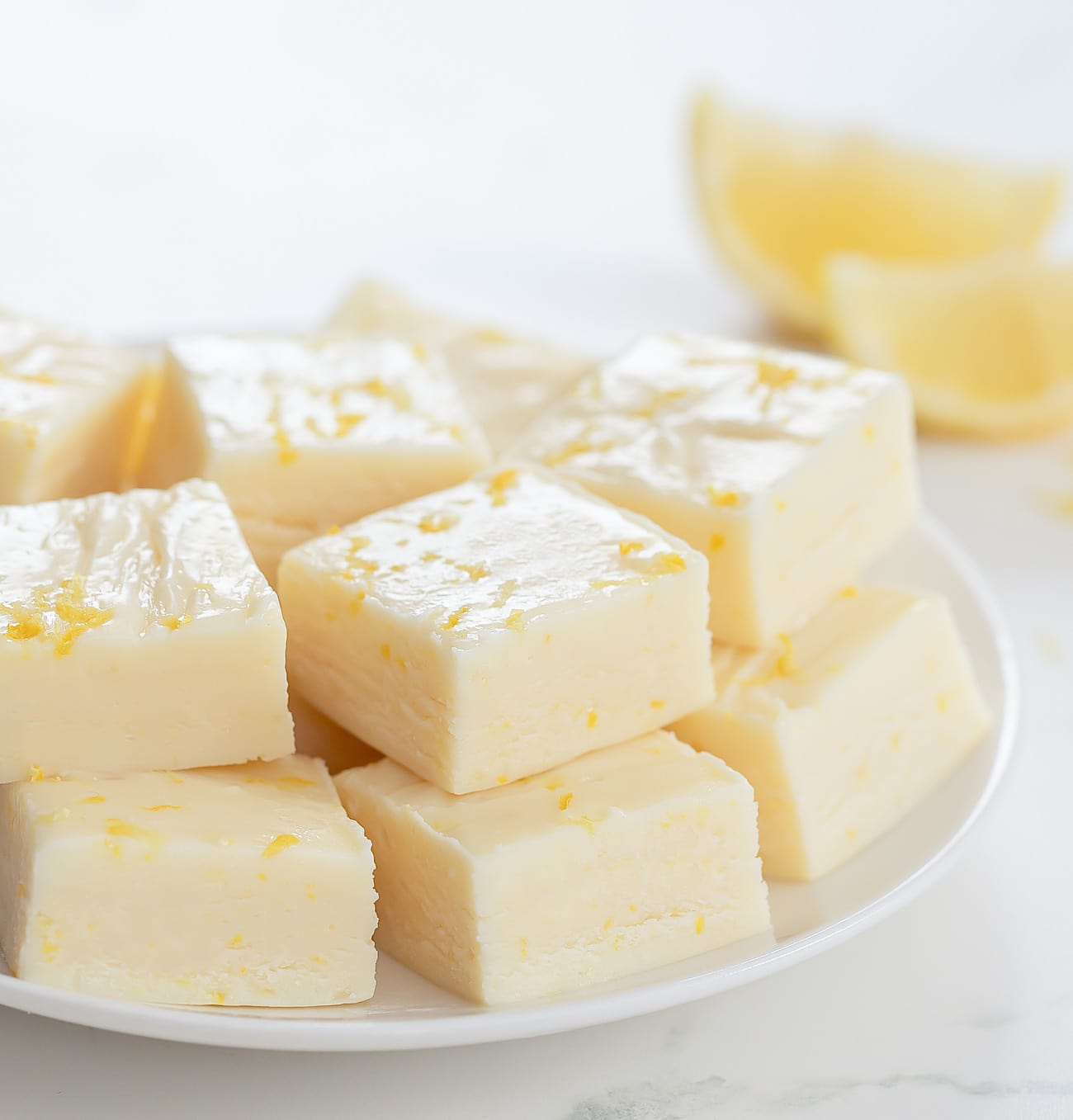 3 Ingredient Lemon Fudge Kirbie's Cravings