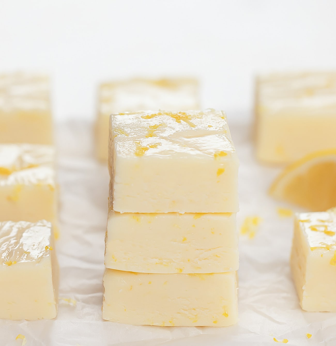 3 Ingredient Lemon Fudge Kirbie's Cravings