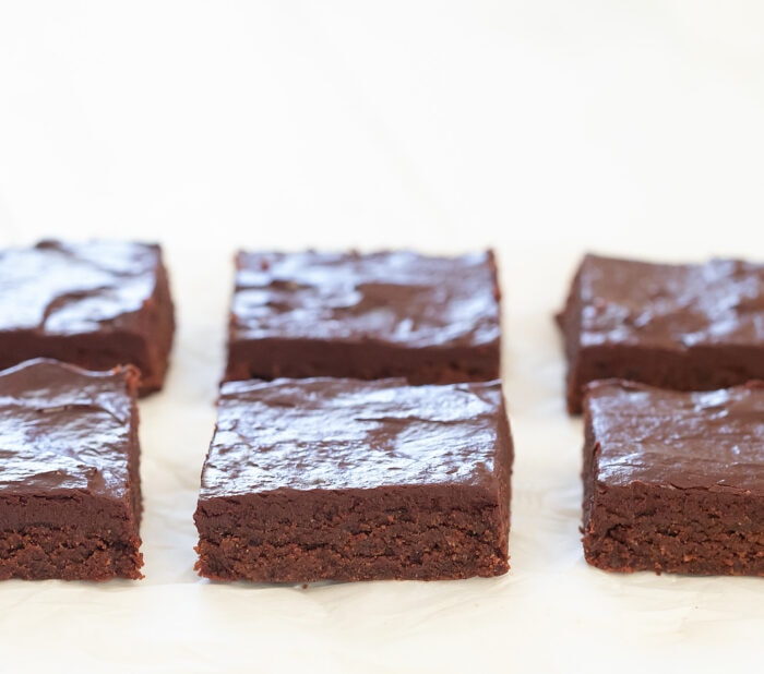 frosted brownies.