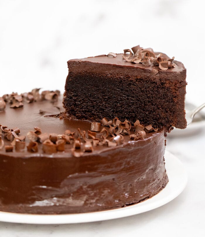 Chocolate Little Layer Cake Recipe - Lana's Cooking