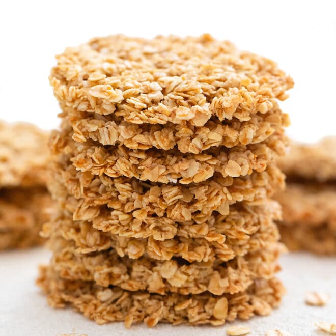 3 Ingredient Healthy Crispy Oatmeal Cookies (No Flour, Eggs, Refined ...