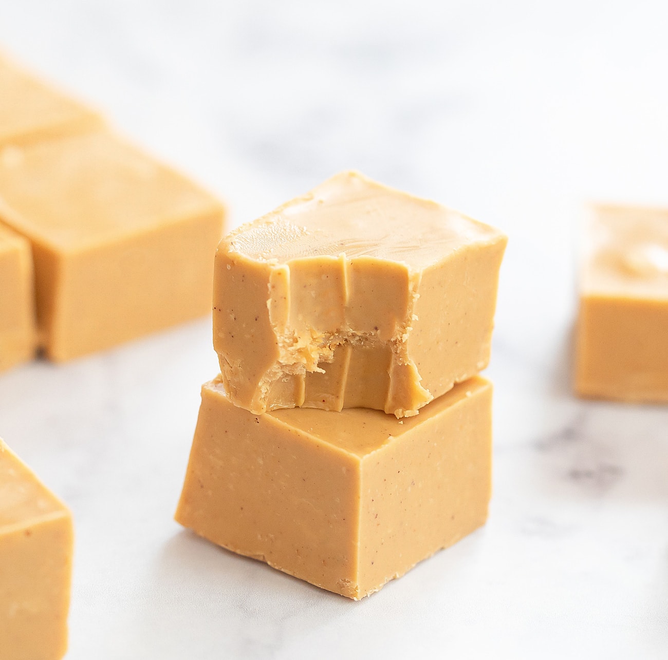 2 Ingredient Keto Peanut Butter Fudge - Kirbie's Cravings