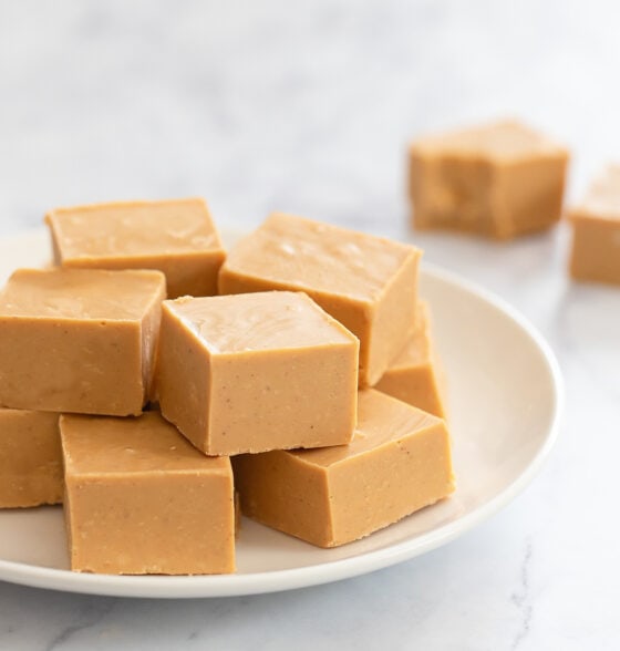 2 Ingredient Keto Peanut Butter Fudge - Kirbie's Cravings