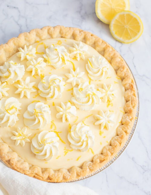 3 Ingredient Lemon Pie - Kirbie's Cravings