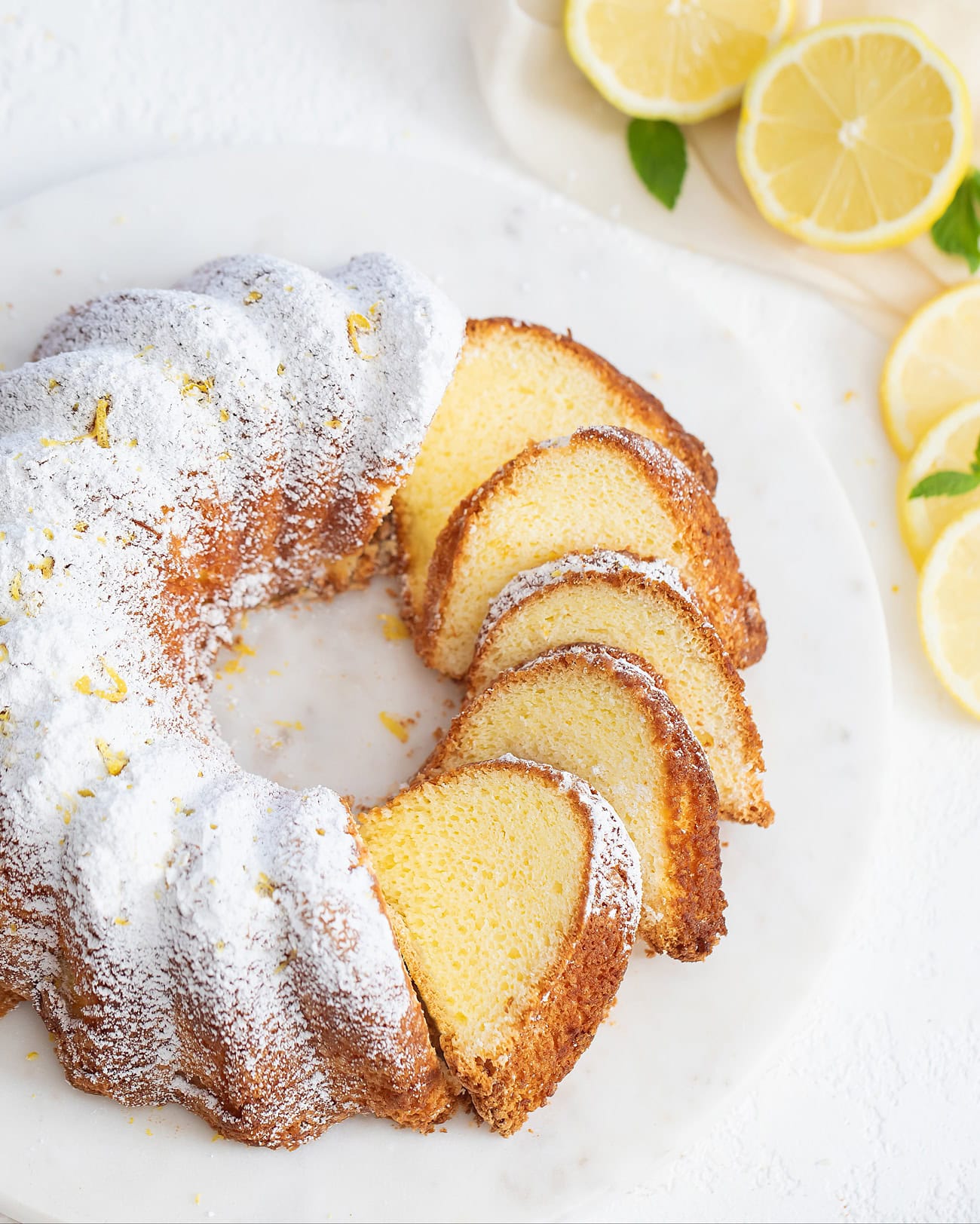 4 Ingredient Lemon Cake No Flour Butter Or Oil Kirbie S Cravings