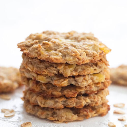 4 Ingredient Tropical Oatmeal Cookies (No Flour, Added Sugar, Eggs or ...