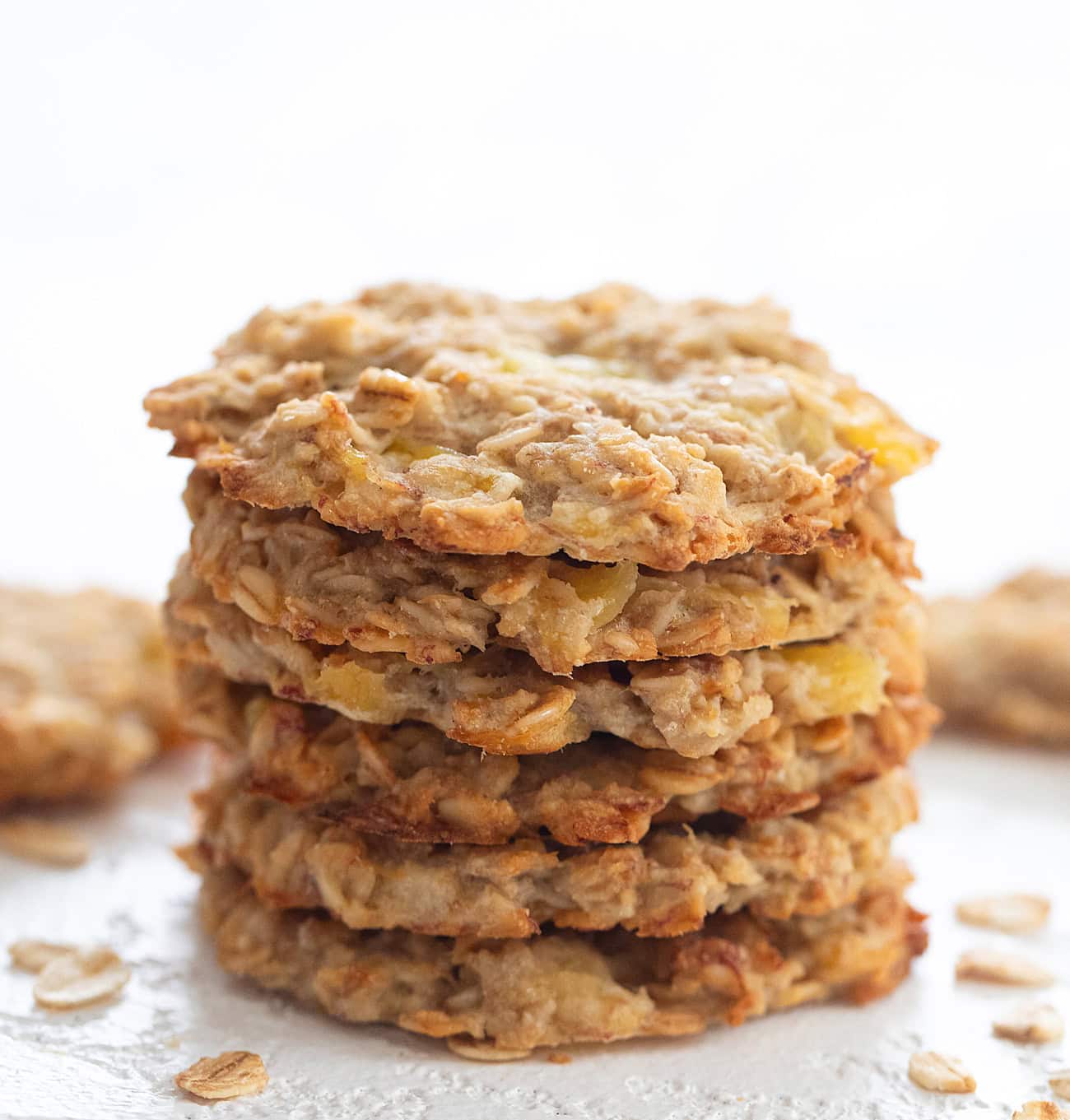 4 Ingredient Tropical Oatmeal Cookies (No Flour, Added Sugar, Eggs or ...