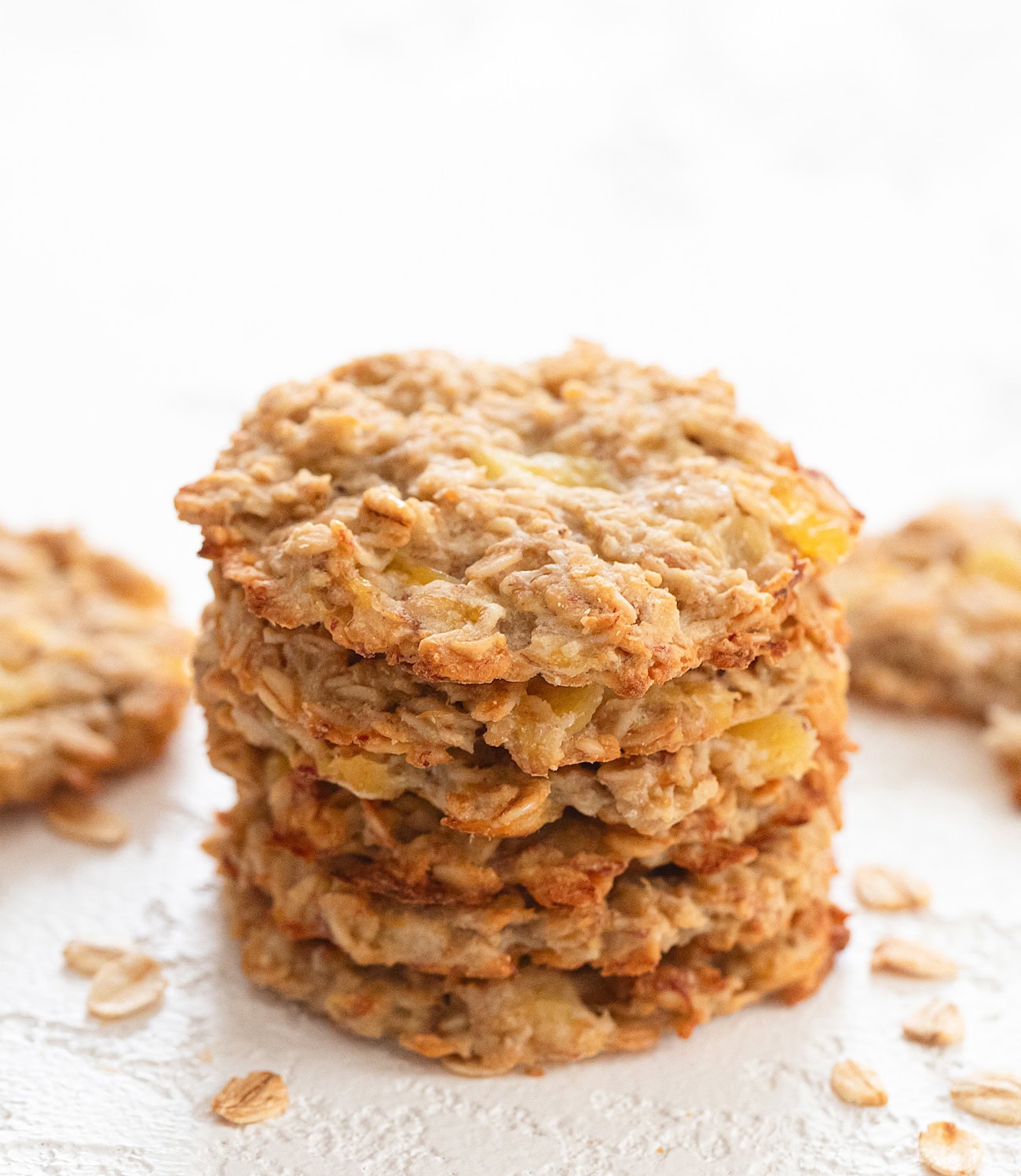 4 Ingredient Tropical Oatmeal Cookies (No Flour, Added Sugar, Eggs or ...